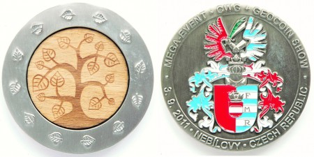 Megaeventový geocoin Nebílovy 2011