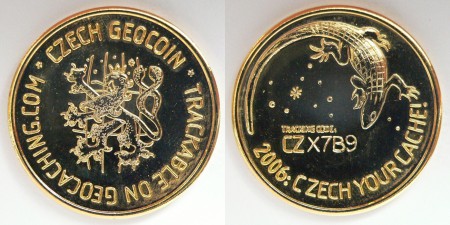 Czech 2006 geocoin