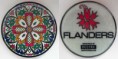 Flanders ceramic plate style geocoin - flemish